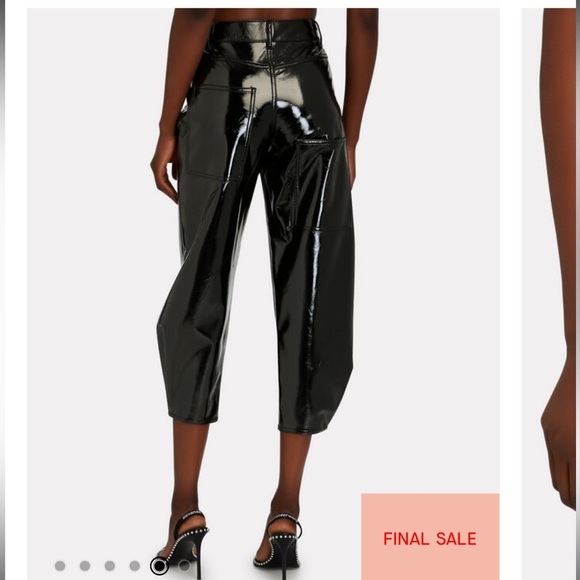 Tibi faux leather sculpted pants 29 - Picture 3 of 11